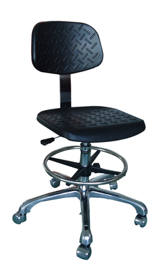 Zmiennik PU Skóra Krzesło ESD bezpieczne krzesła do biura czystych pomieszczeń